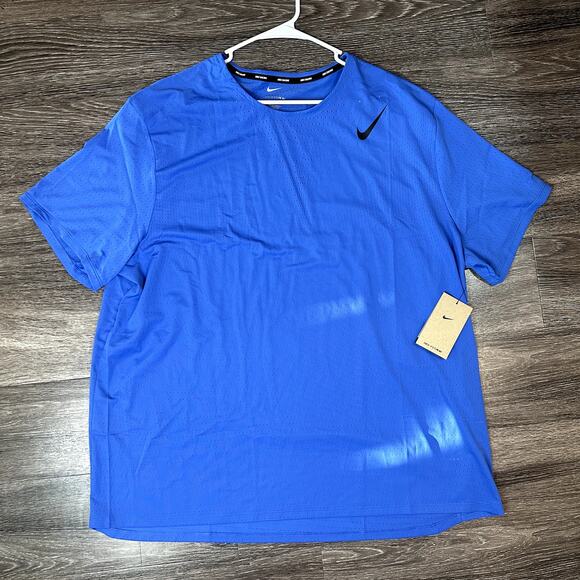 Nike Dri-Fit ADV Aeroswift Running Shirt Men's XXL Blue HJ3377-411 - Picture 1 of 3